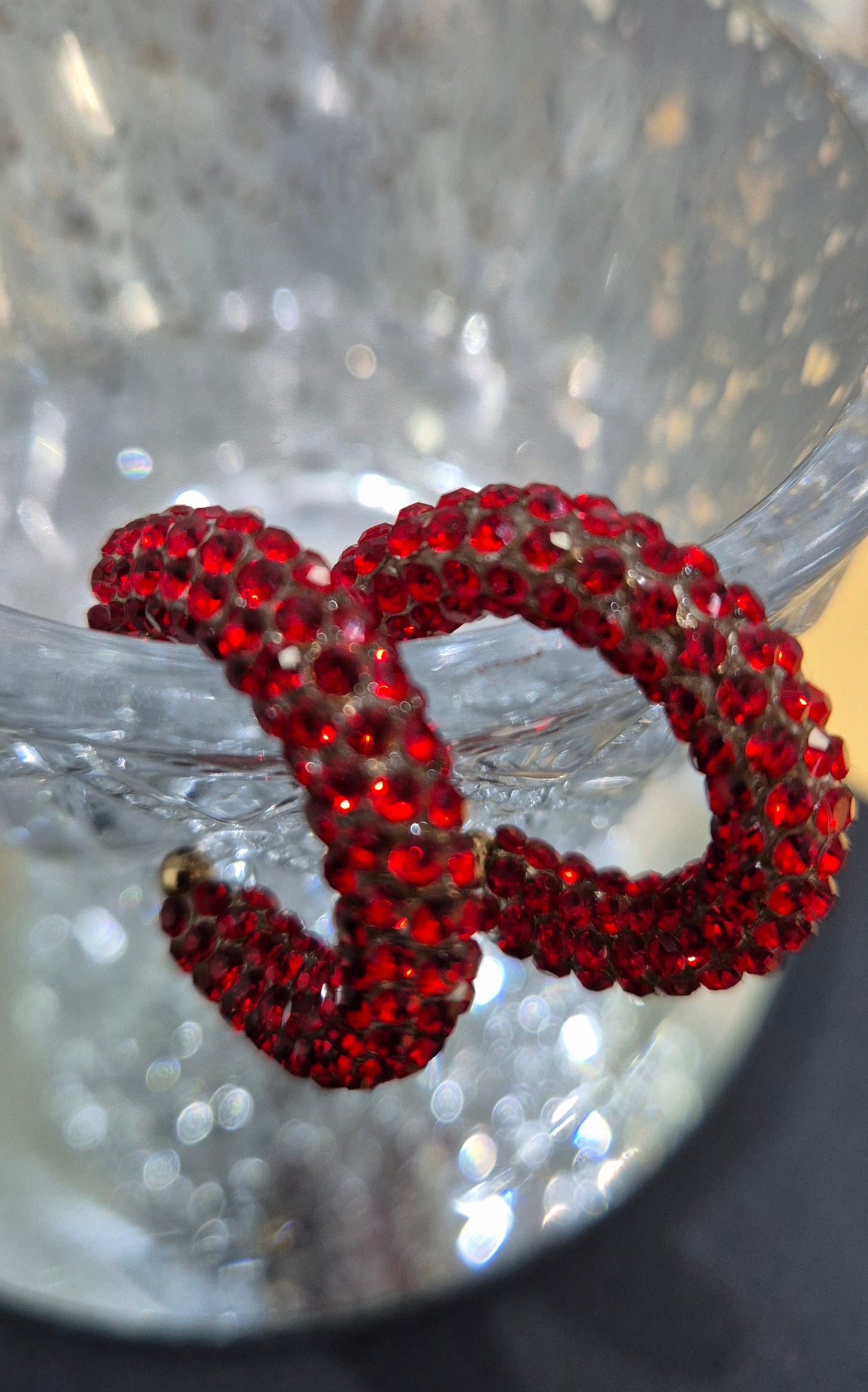 Stylish Red Hoop