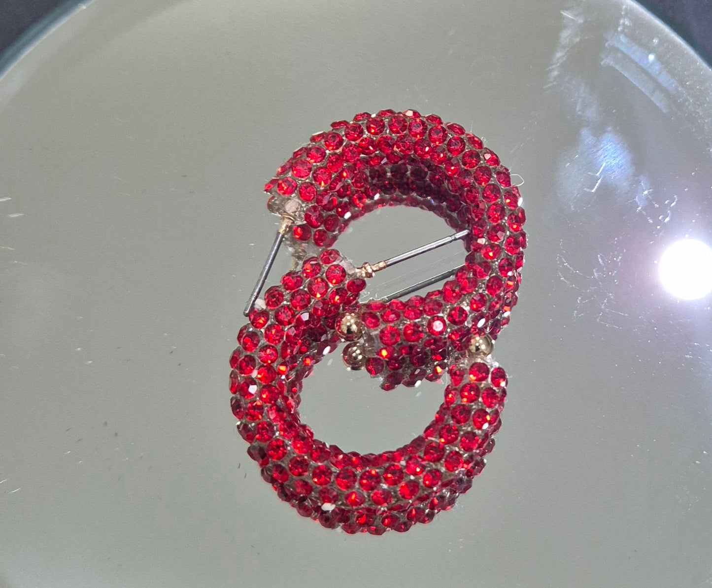 Stylish Red Hoop
