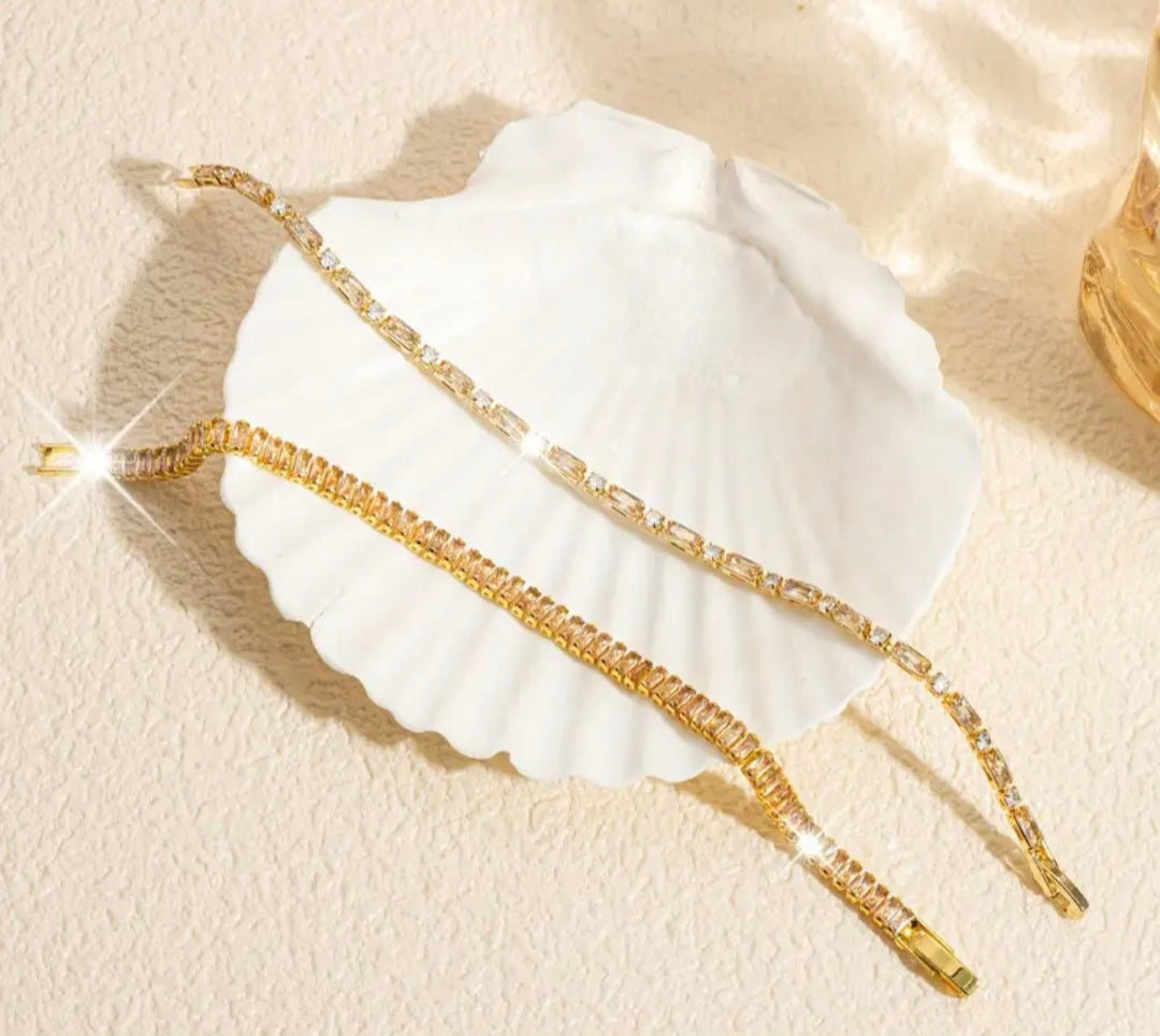 Champagne Tennis Zirconia