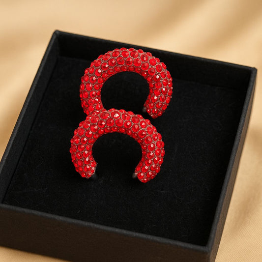 Stylish Red Hoop
